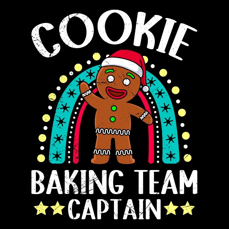 Biscuits de Noël capitaine de l’équipe de cuisson de biscuits