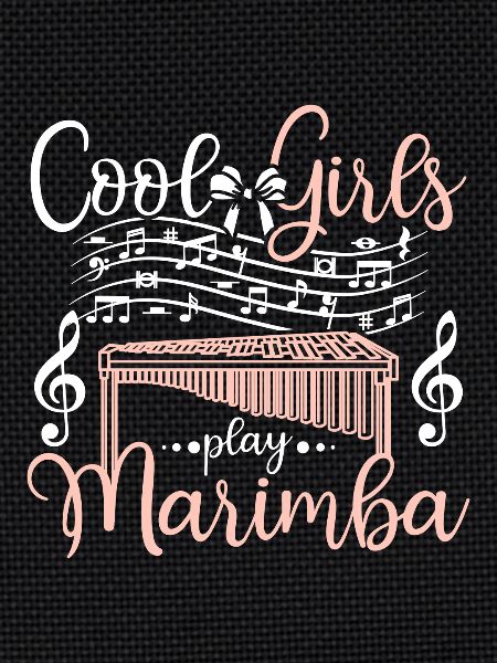Cool girls play marimba