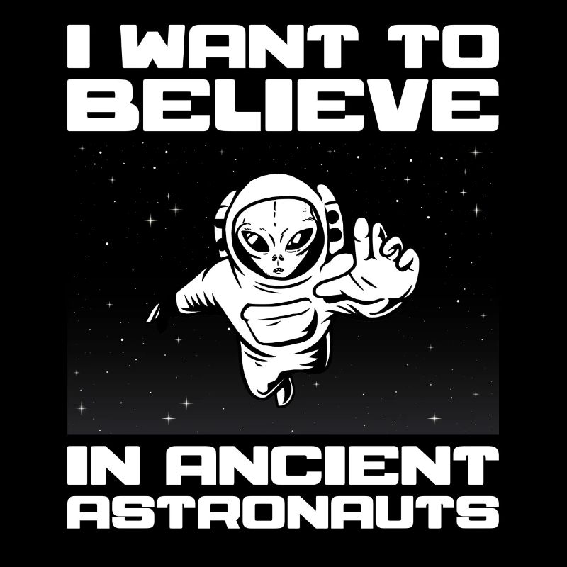 Théoricien de l’ancien astronaute Alien OVNI Croyant