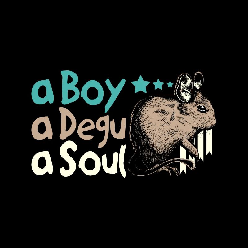 A boy a degu a soul