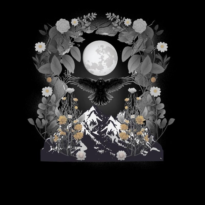 corbeau mystique corbeau corbeau corbeau corbeaux oiseau d’halloween