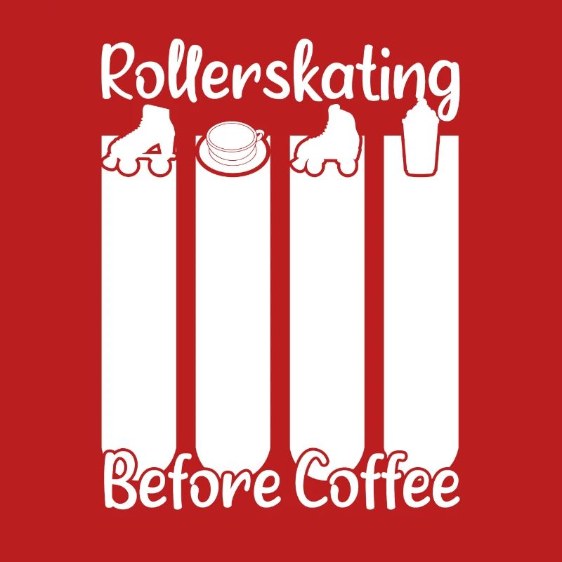 Roller Skating Rollerskating Before Coffee Gift