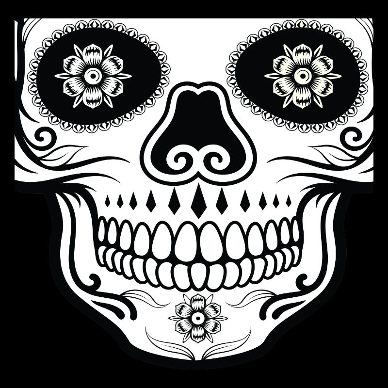 Crâne de mort mexicain Protection buccale