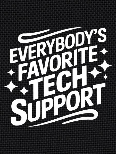 Technischer Support Computerfreak Nerd