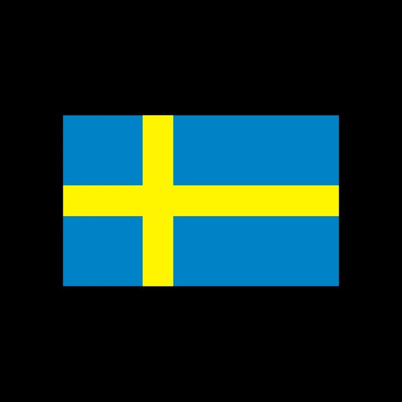 Drapeau de la Suède lumineux, Suède, Sverige,