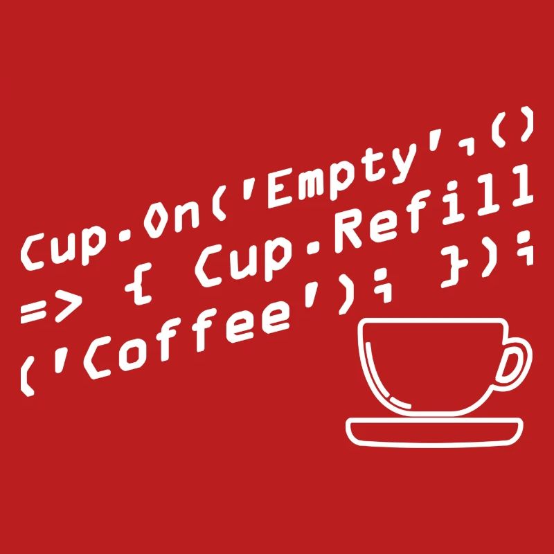 Aus Kaffee Code generieren Programmierer