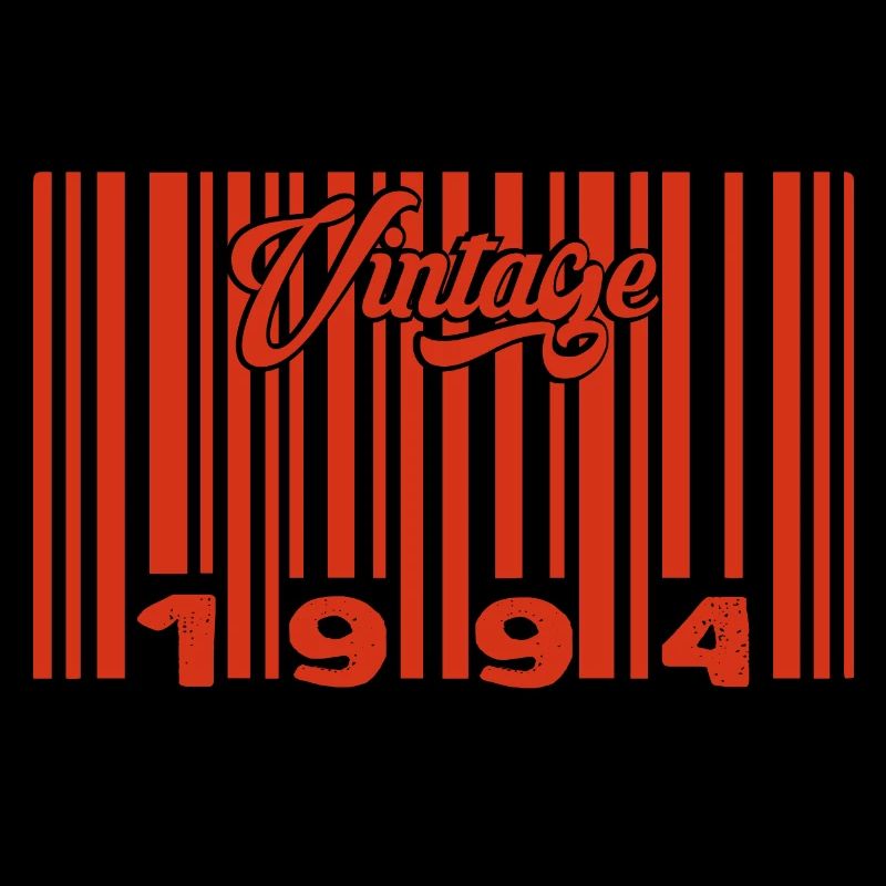 Vintage 1994 Born In 1994 331 Years Bar Code Annivers