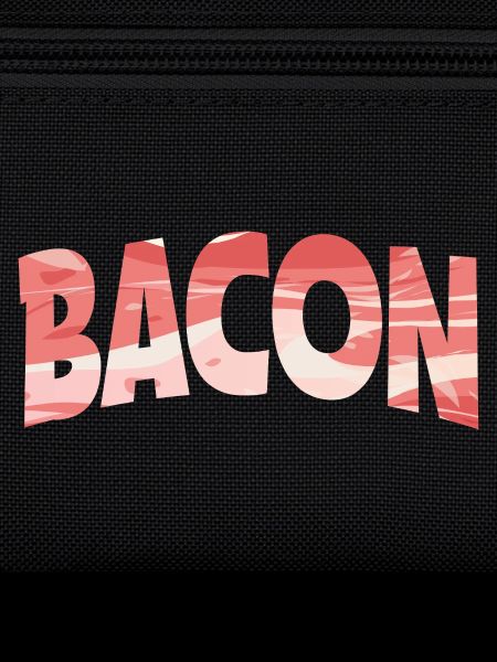 Illustration de bacon tourné à l’envers
