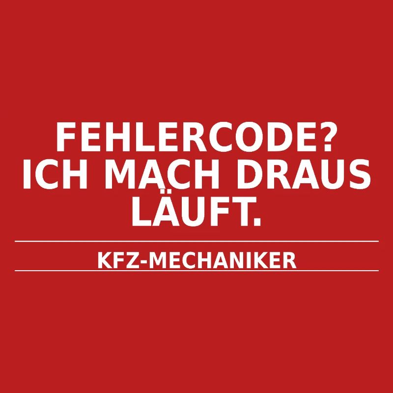 Car mechanic – error code? I do it all the time