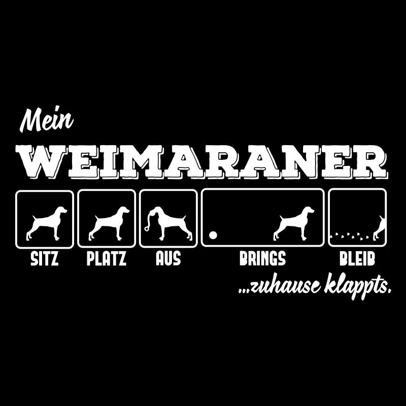 Mein Weimaraner - zuhause klappts