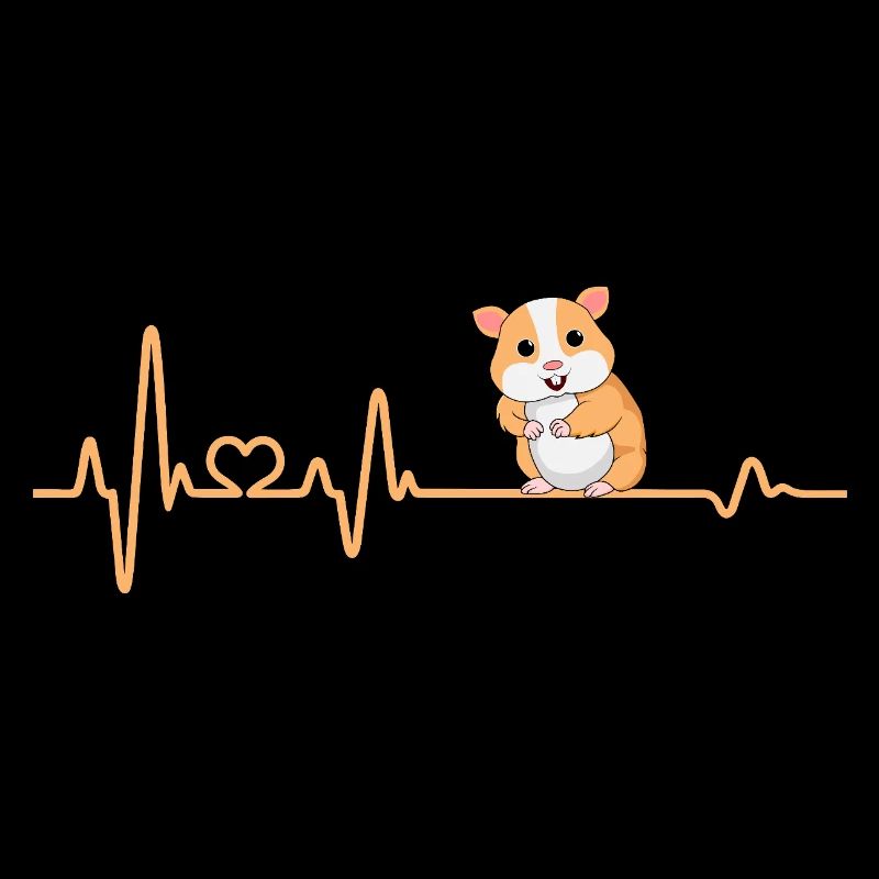 Hamster Herzschlag Hamster Geschenk Geschenkidee