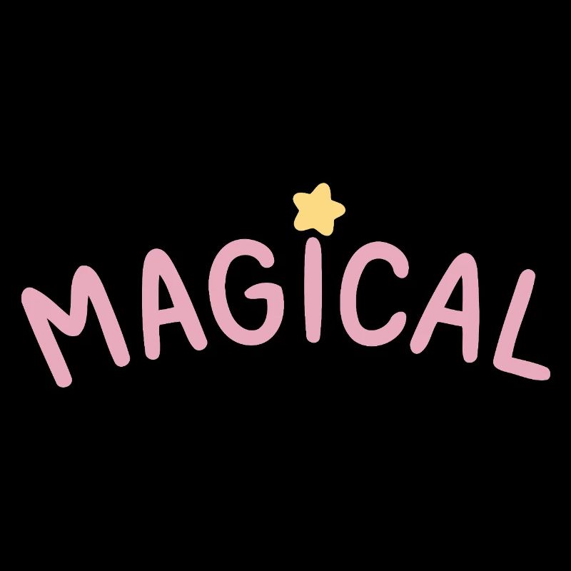 Magical Pastel Star — Soft Typography