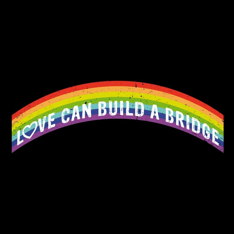 L’amour peut construire un pont | Arc-en-ciel