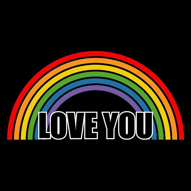 Rainbow love you