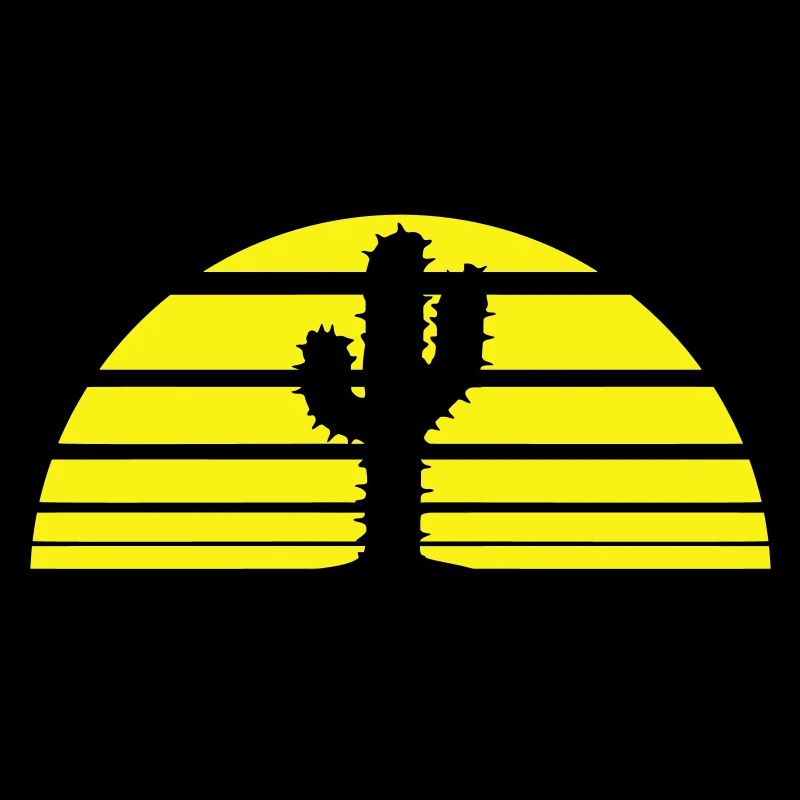 Cactus Plant Spines Desert Cacti Silhouette