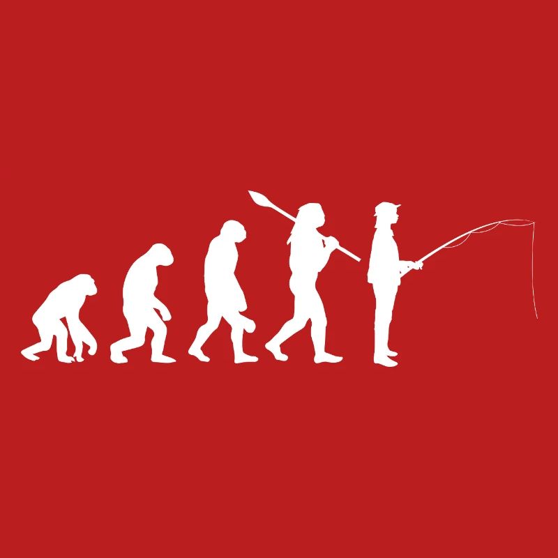 Évolution de la silhouette de pêche humaine