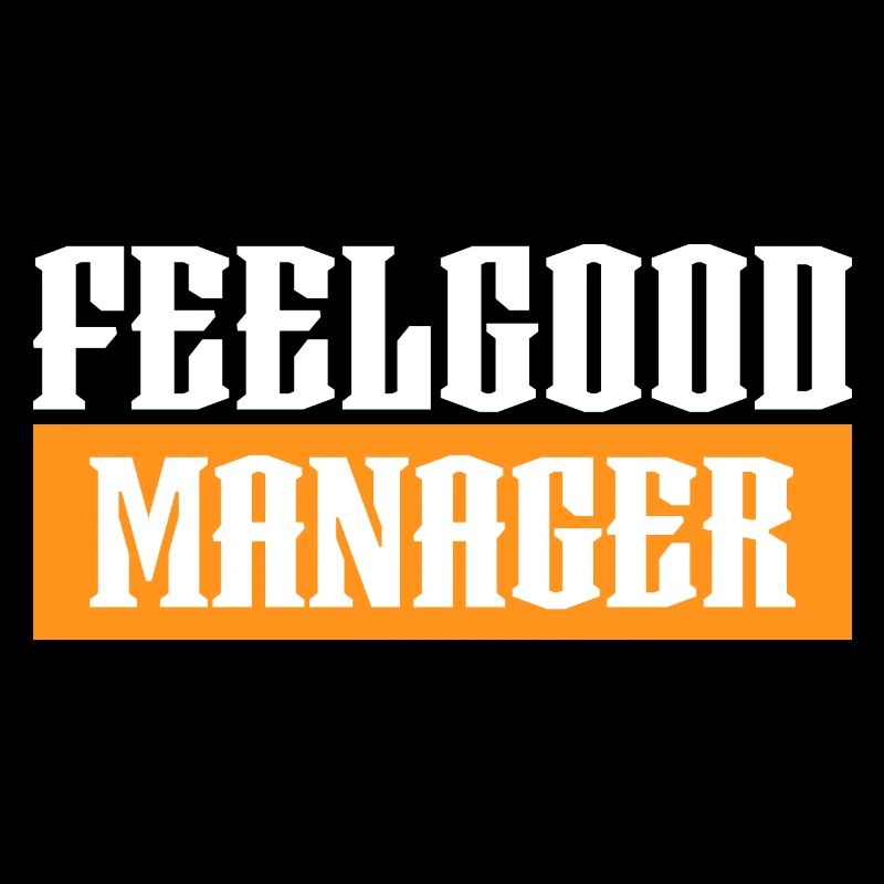 Agentur Feelgood manager orange tshirt schwarz
