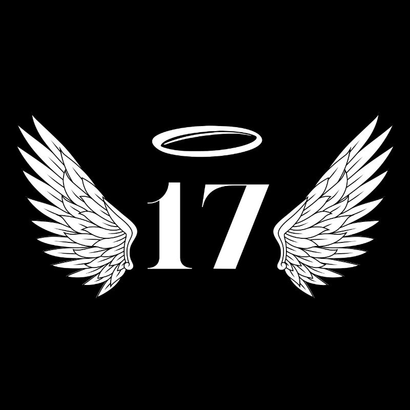 Numéro 17 ange - 17e anniversaire ailes