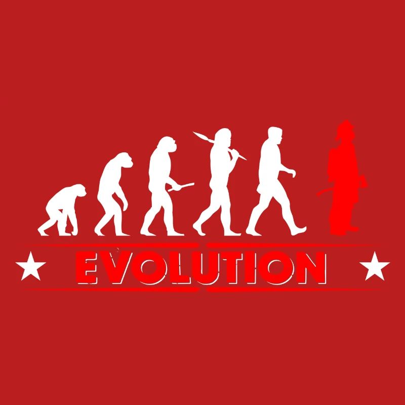 Fire evolution - red/white