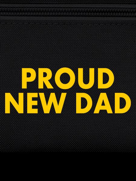 Proud new dad