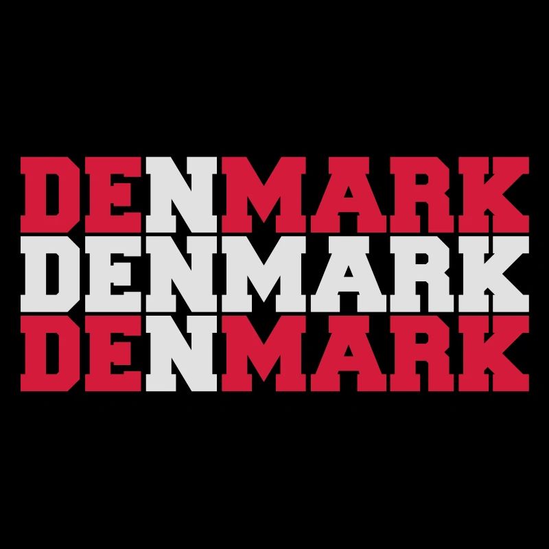 Denmark Danmark Flag Logo