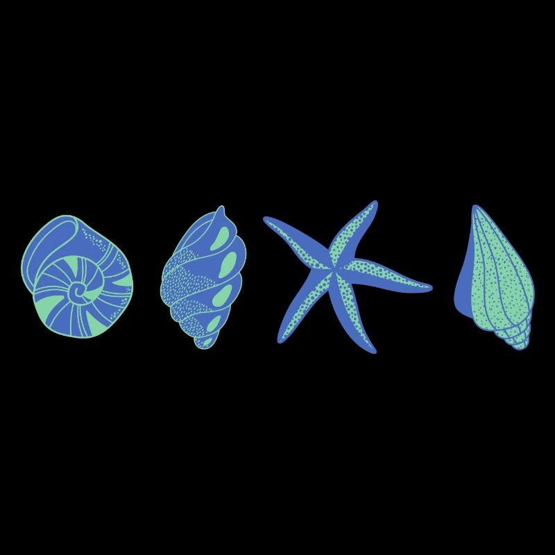 Blue Shells - Sea Animal