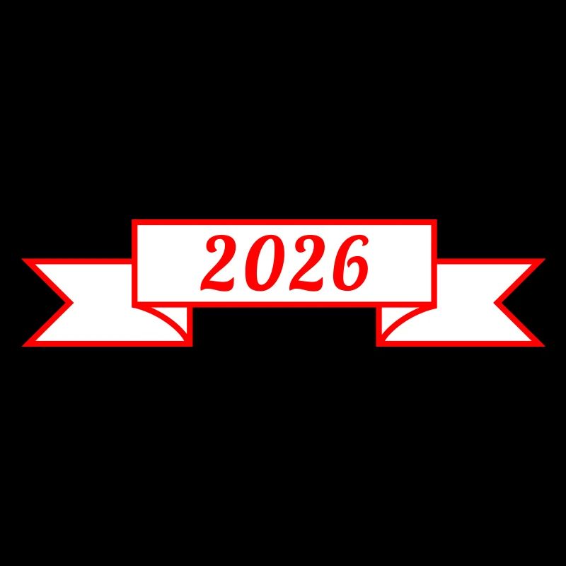 2026 Banderole carré | Vectorale