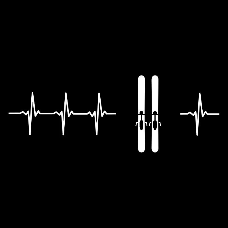 J'aime le ski (ski heartbeat)