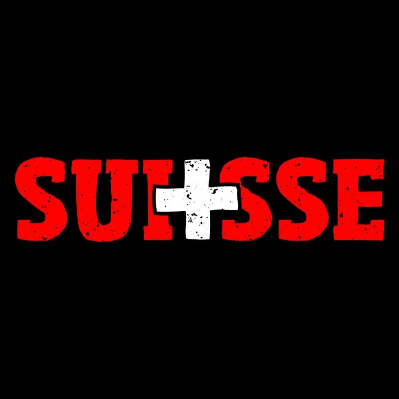 Lettrage suisse avec -blanc