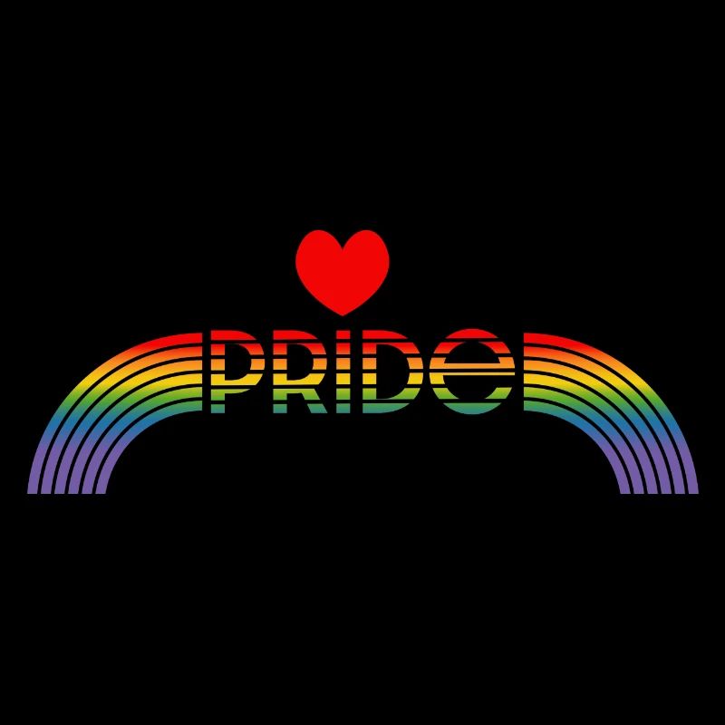 Regenbogen pride rainbow herz