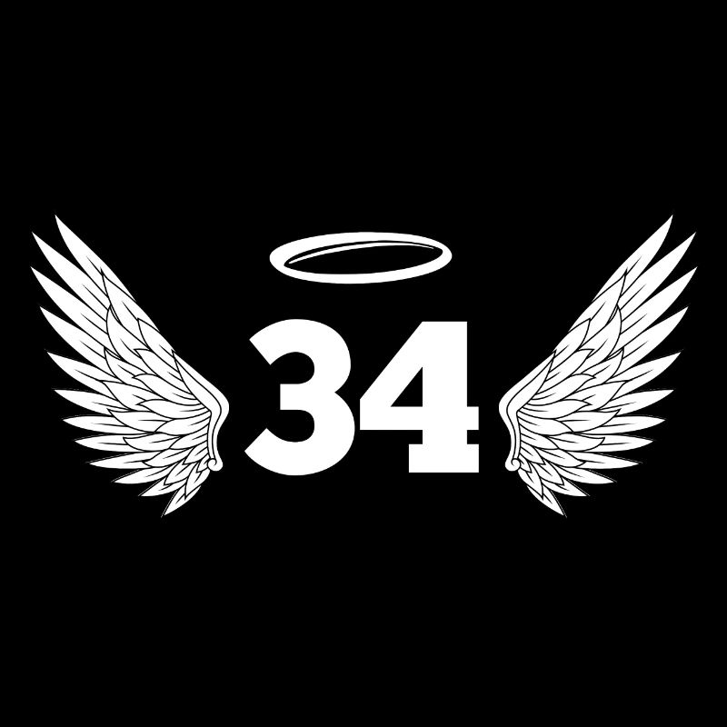 Numéro 34 ange - 34e anniversaire ailes