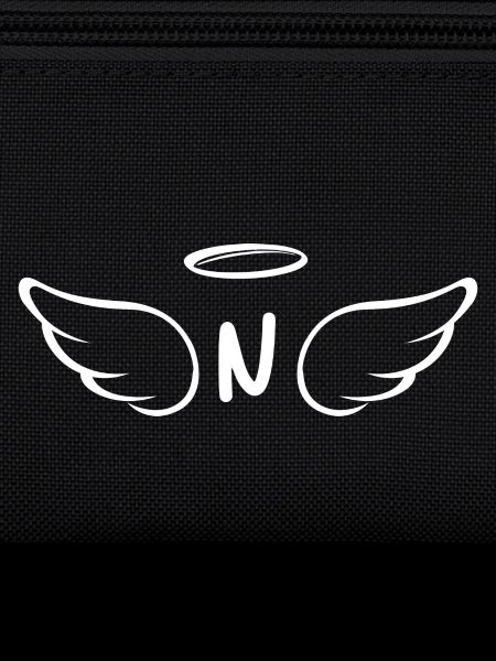 Letter n angel wings