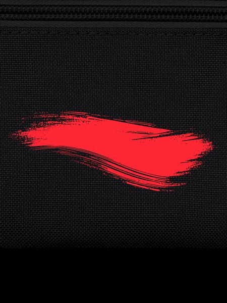 Brushstroke Line Red