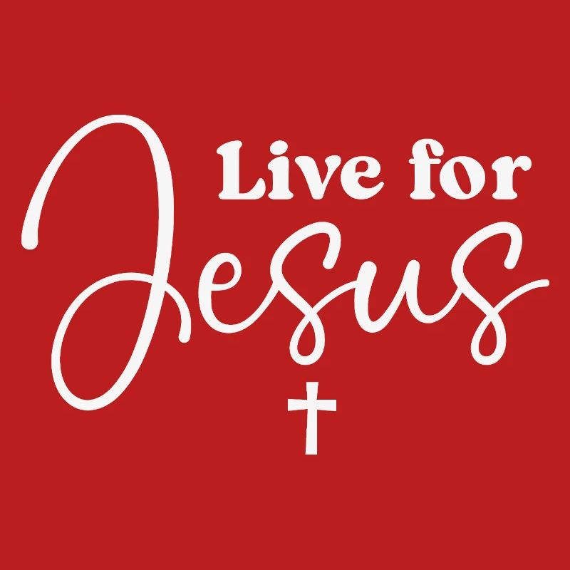 Typographie du script Live for Jesus