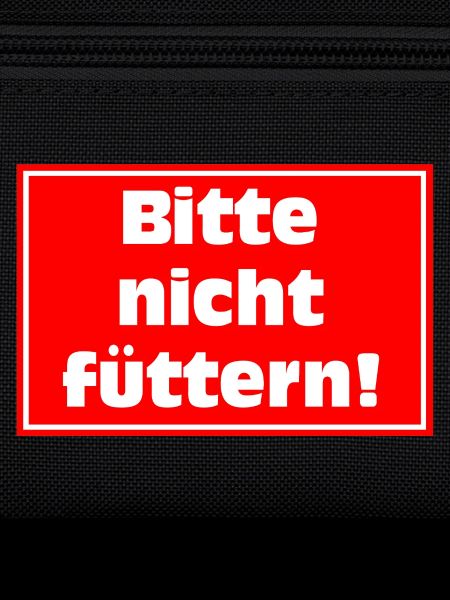 Bitte Nicht Füttern Warnzeichen
