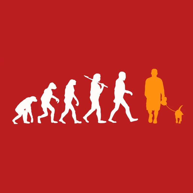Evolution Dog Dog Walk Walk Gift