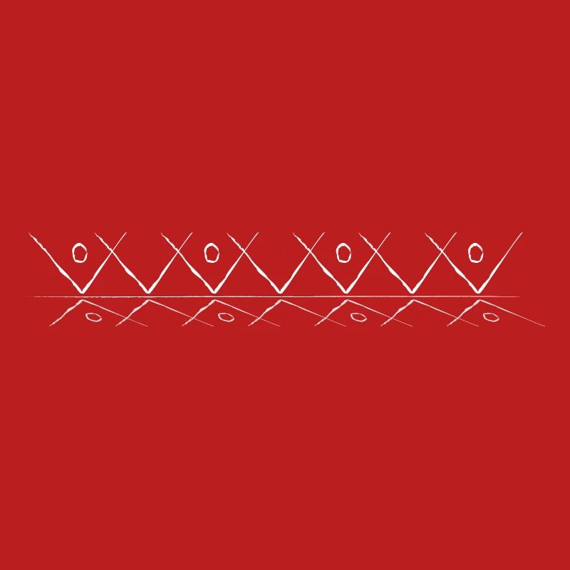 Line pattern with reflection