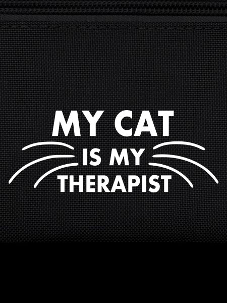 my cat is my therapist