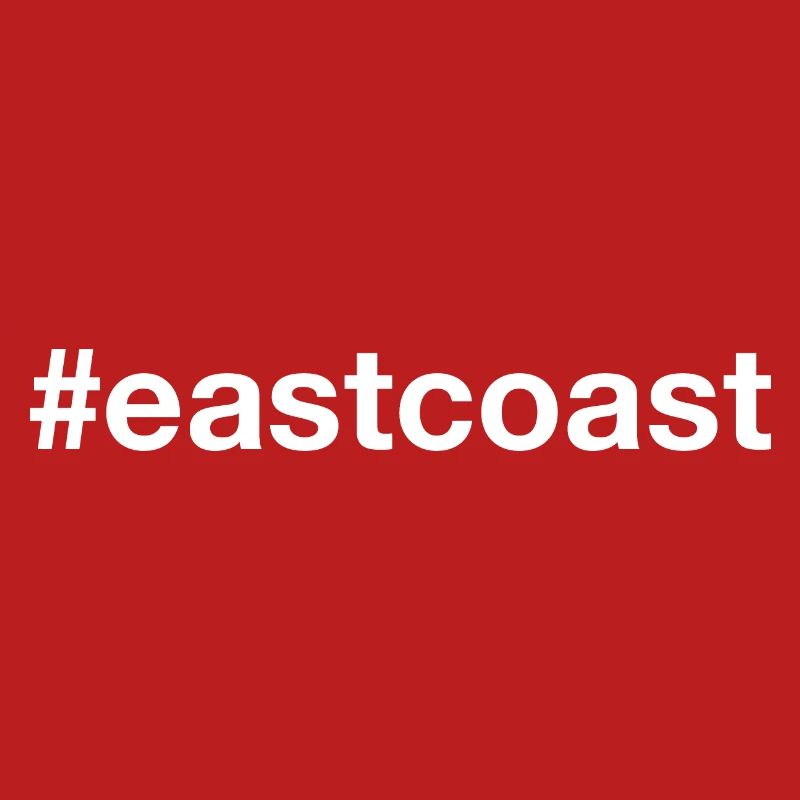 Hashtag de la côte est