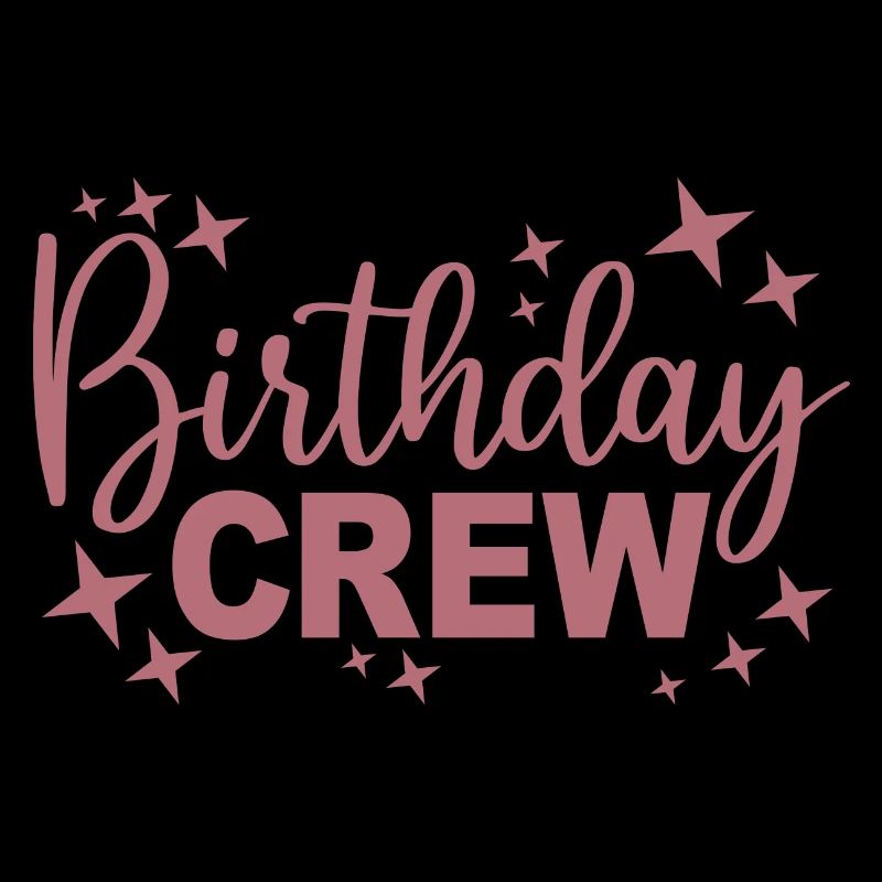 Birthday Crew Matching Group Birthday Party Outfit