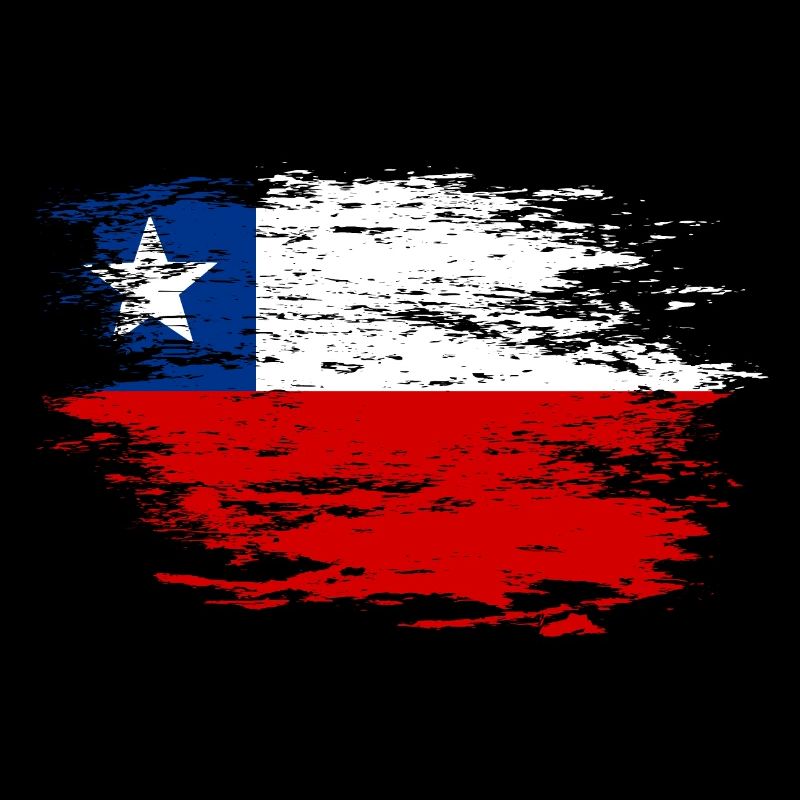 Drapeau chilien utilisé