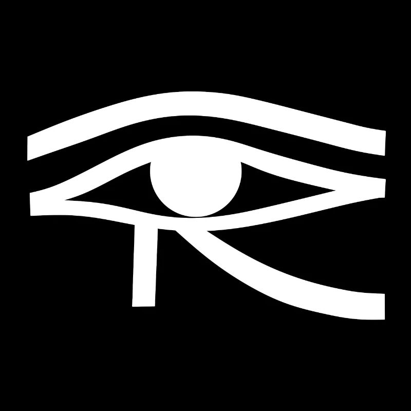Oeil Egyptien Blanc