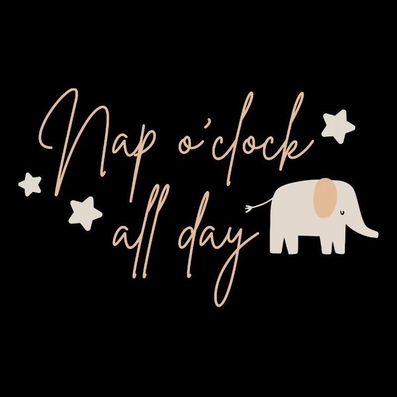 Nap o'clock all day, Elefant beige