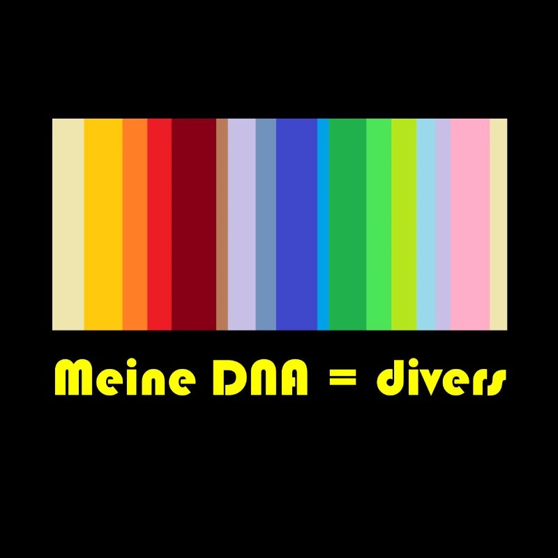 meine DNA = divers