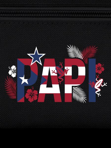 Papa drapeau Tropiques style Hawaï