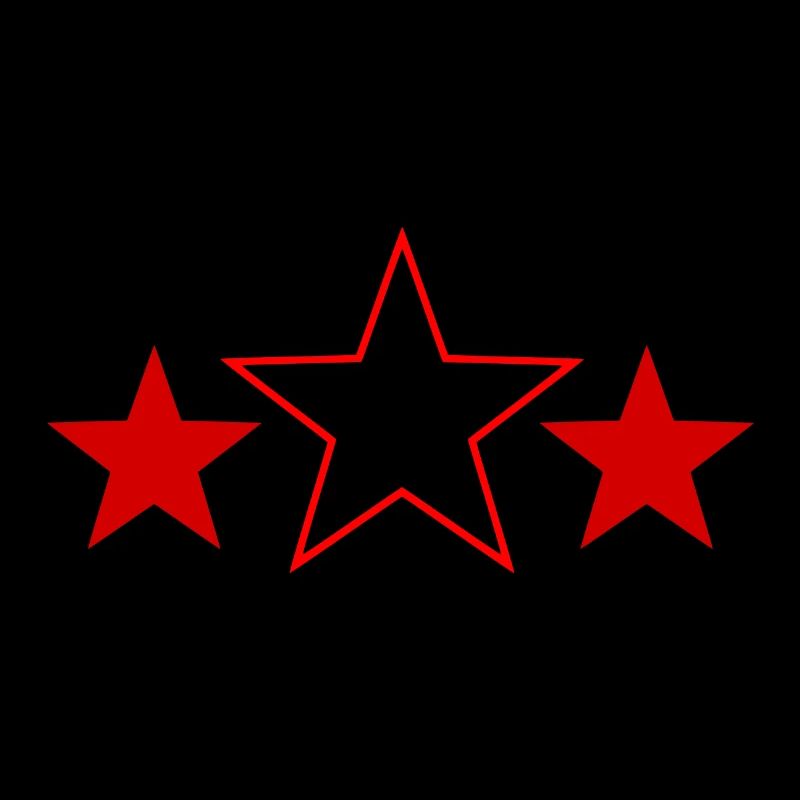 Sterne schwarz rot
