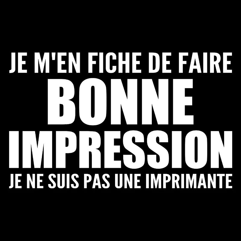 I don't care if I make a good impression