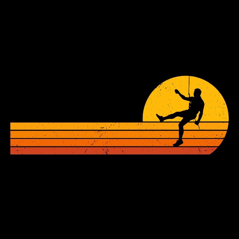 Climber Sunrise t-shirt climbing climbing