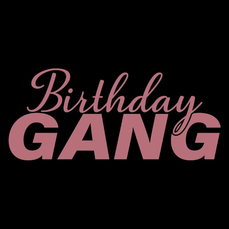 Geburtstag Gang Matching Gruppe Geburtstagsfeier Geschenk