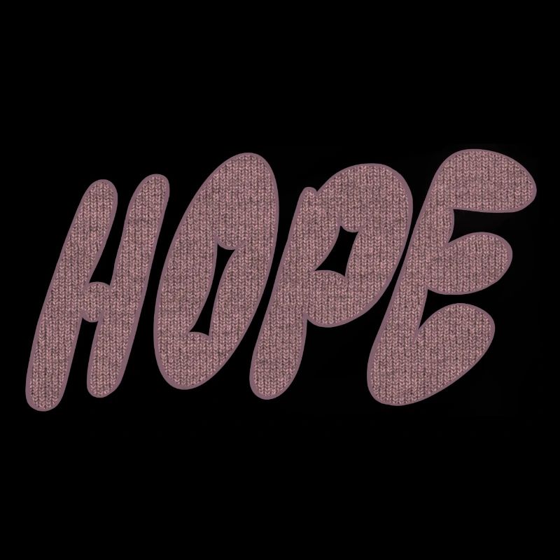 Hope – Strickschrift